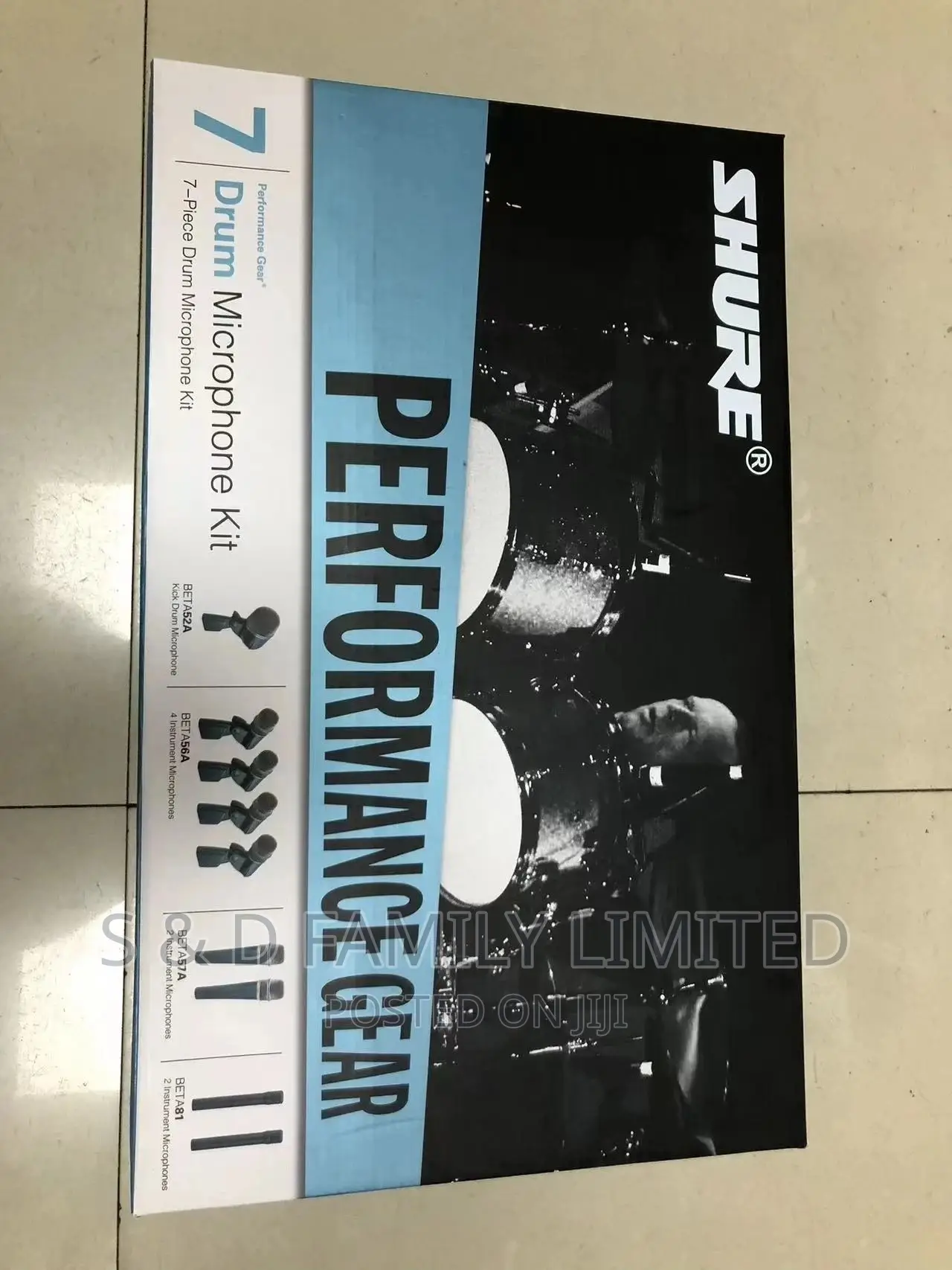 Shure 7 Piece Drum Microphone KIT
