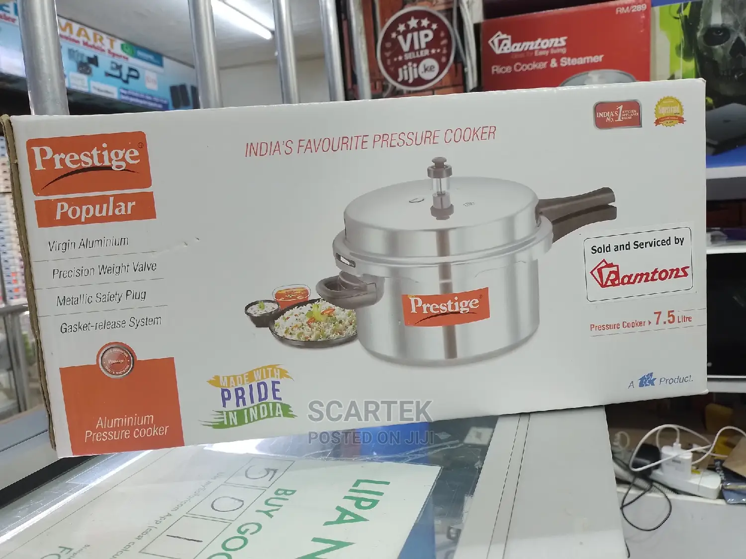 Ramtons Preatige 7.5 Pressure Cooker