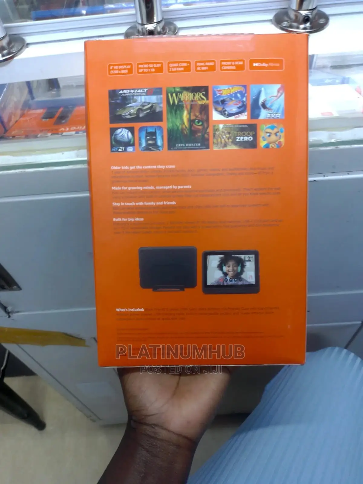 New Amazon Fire HD 8 Kids Pro 32 GB Black