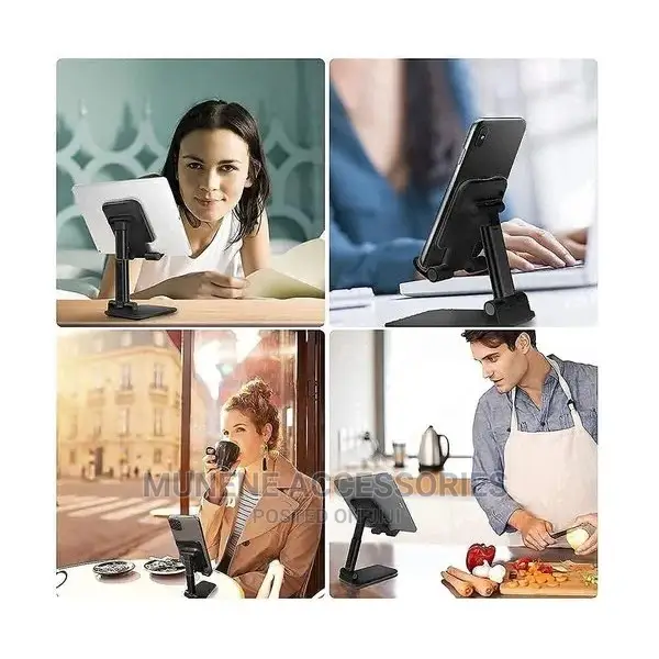 Desktop Mobile Phone TABLET Stand HOLDER, ADJUSTABLE Medium