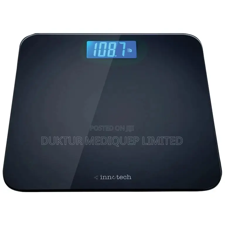 Innotech Digital Bathroom Scale With Easy-to-read Backlit