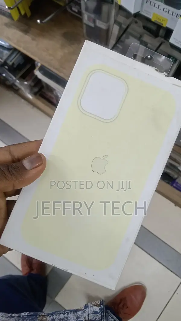 Yellow Original Silicone Case for Apple iPhone 12 Pro