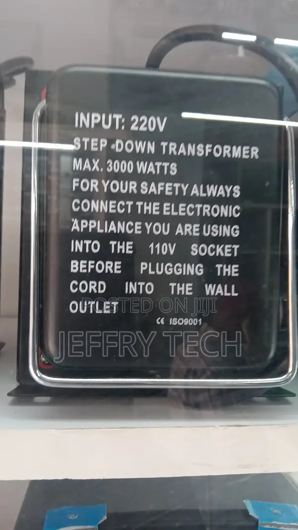 3000 Watts Stepdown Transformer