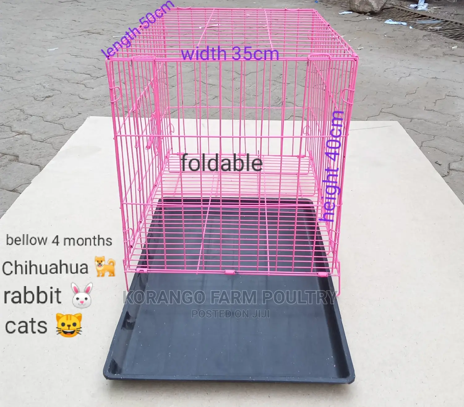 Collapsible Puppies Cage