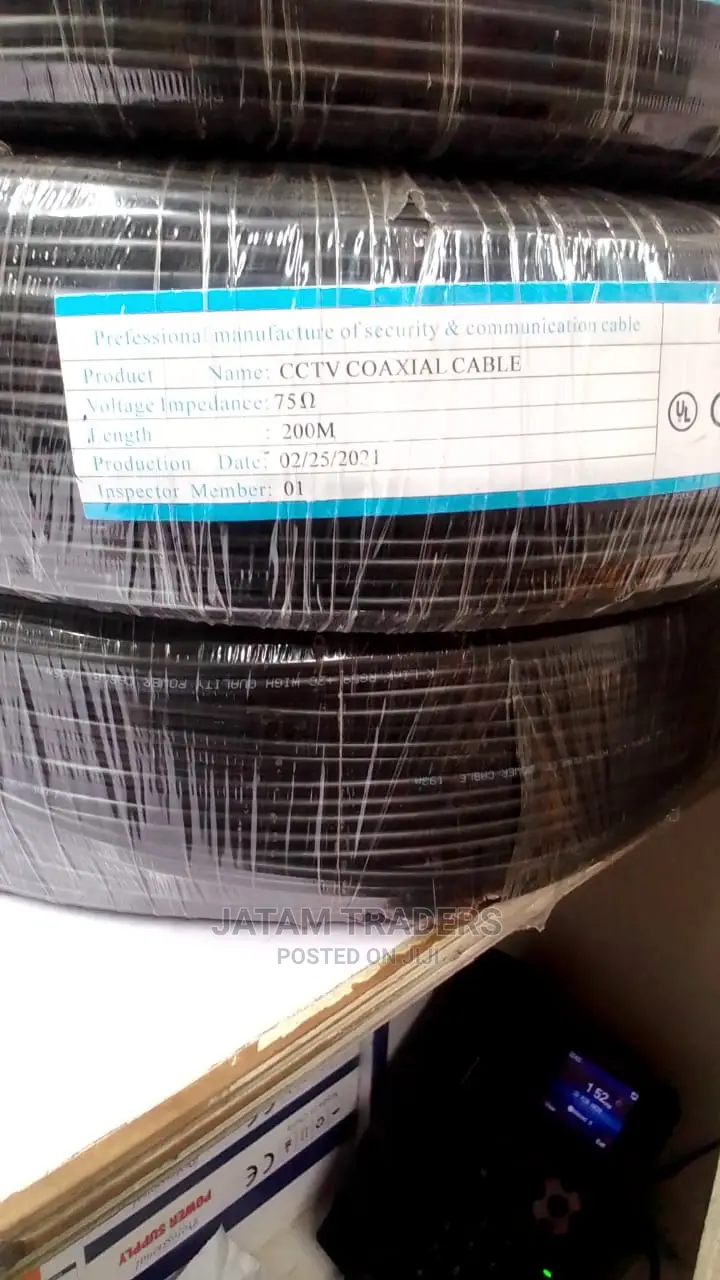 CCTV Coaxial Cable RG59 With Power, 200m