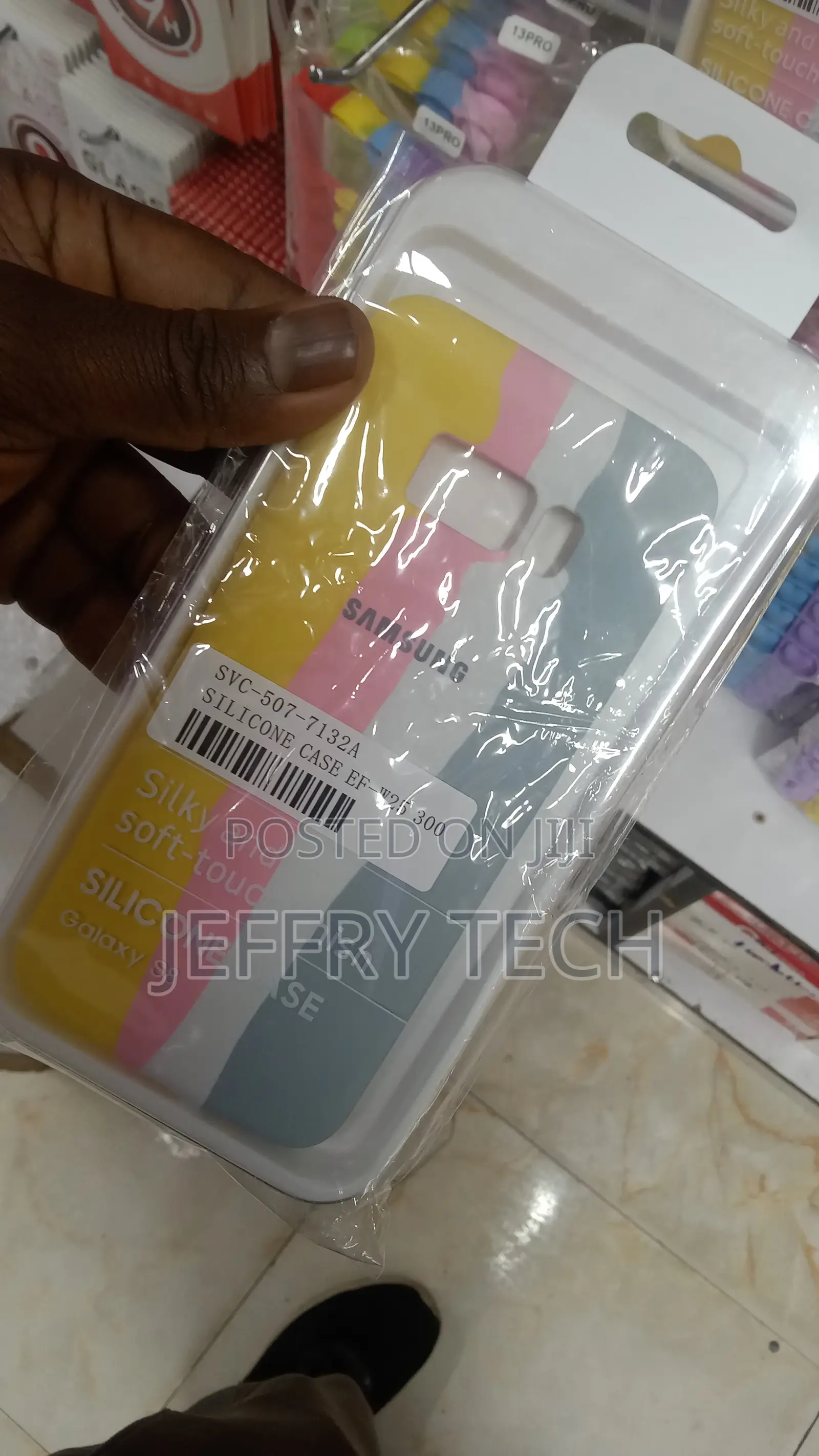 Mobile Back Cover for Samsung Galaxy S8 Wave Rainbow