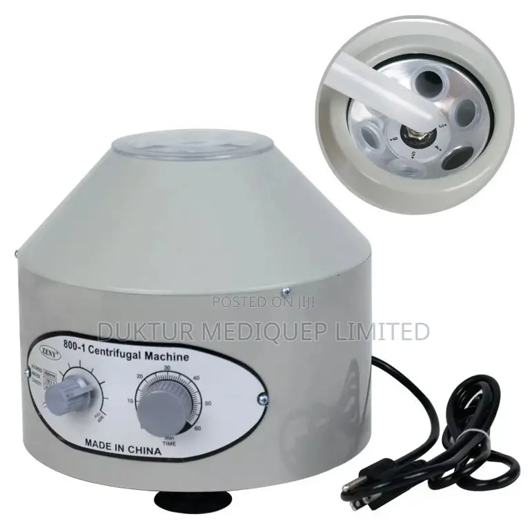 Electric Lab Centrifuge Machine Model 800d 6 Tubes