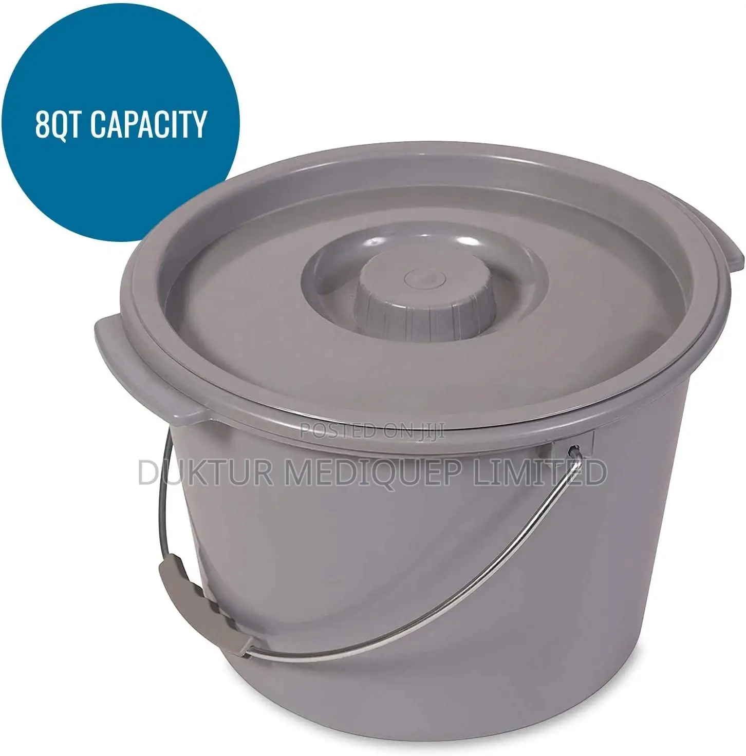 Portable Toilet, Deluxe Commode Chair, Drop Arm Commode