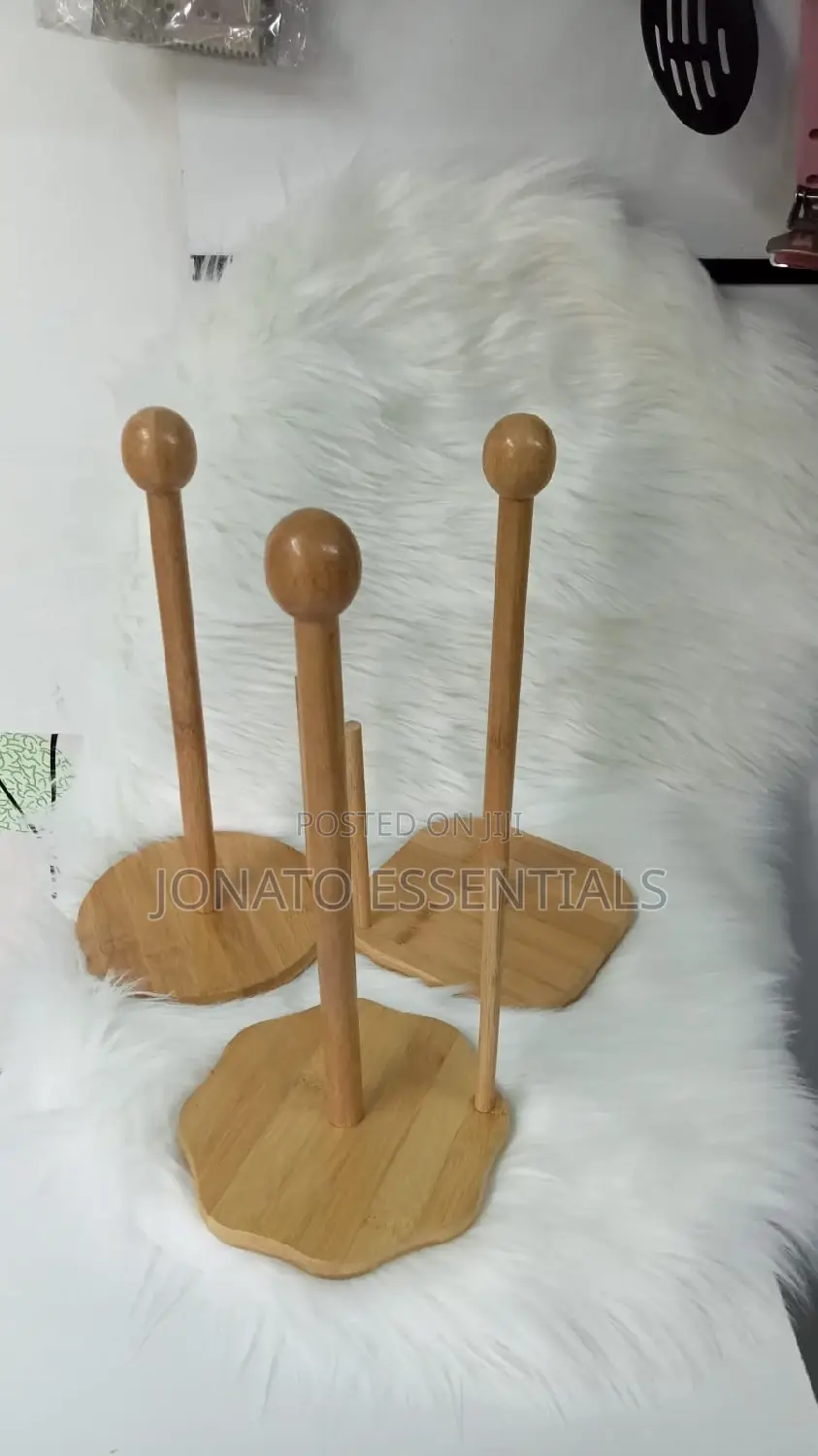 Wooden Kitchen Paper Towel Holder, Durable Stylish