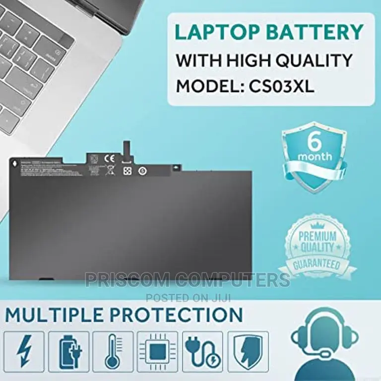 New Laptop Battery For Hp Elitebook 840 G3 850 G3 Cs03xl Cs0