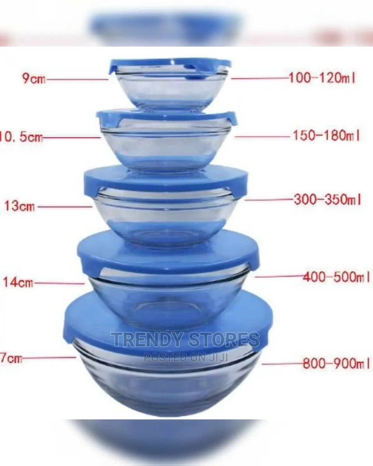 5in1 Glass Bowls