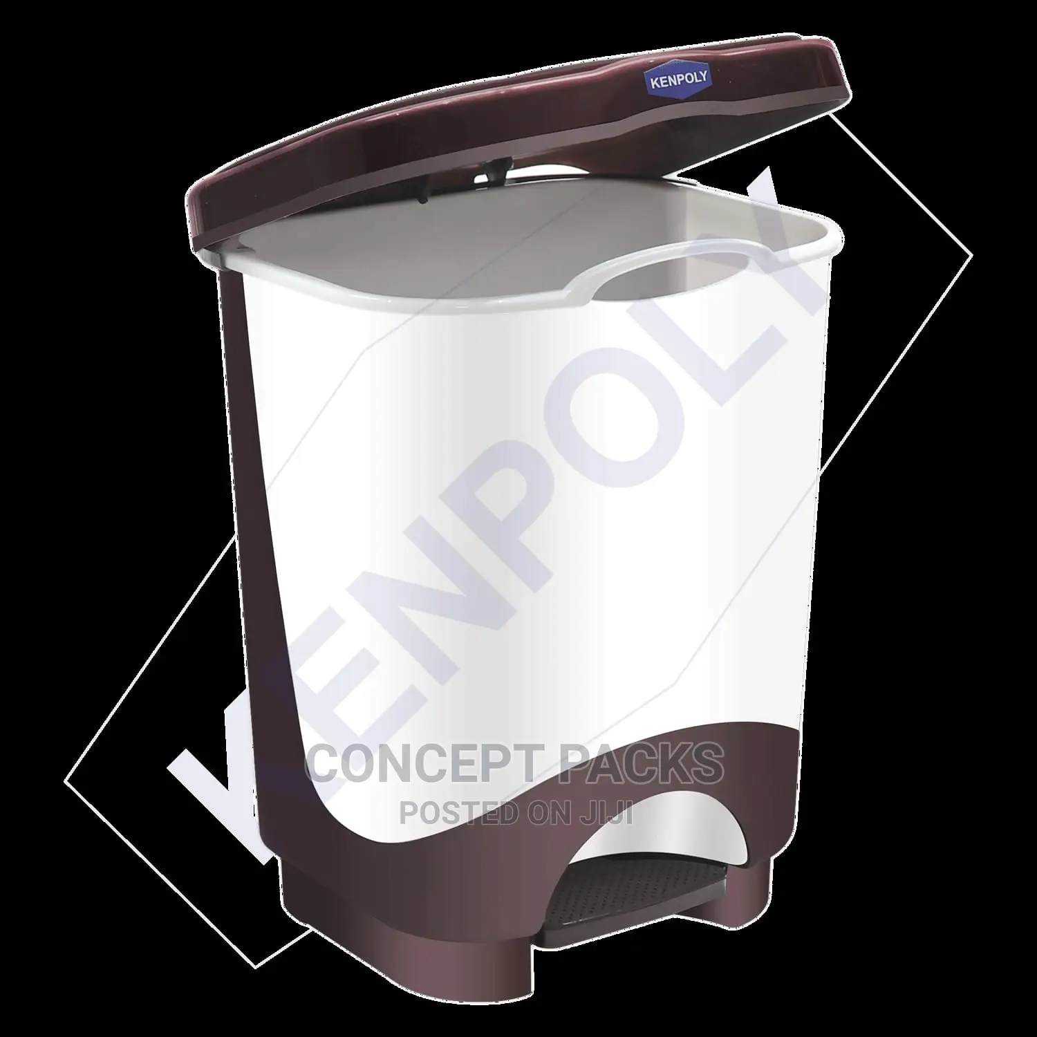 17ltr Kenpoly Pedal Bin. Assorted Colours Available