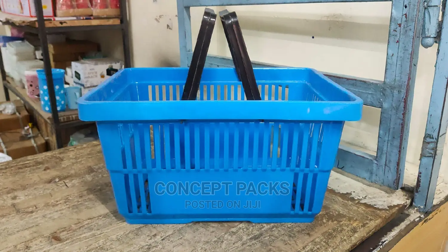 Supermarket Shopping Basket. Delivery Is Charged.