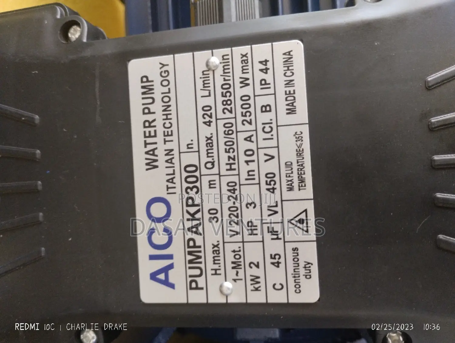 Booster Pump Aico AKP300
