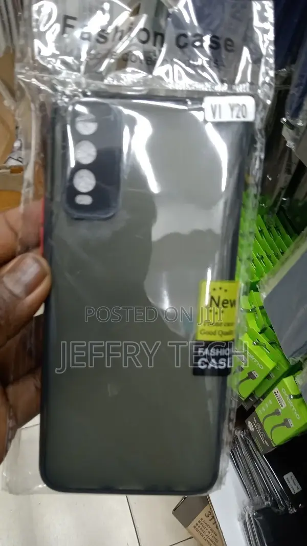 Vivo Y20 Smoke Silicone Back Matte Cover Case || Full Body A