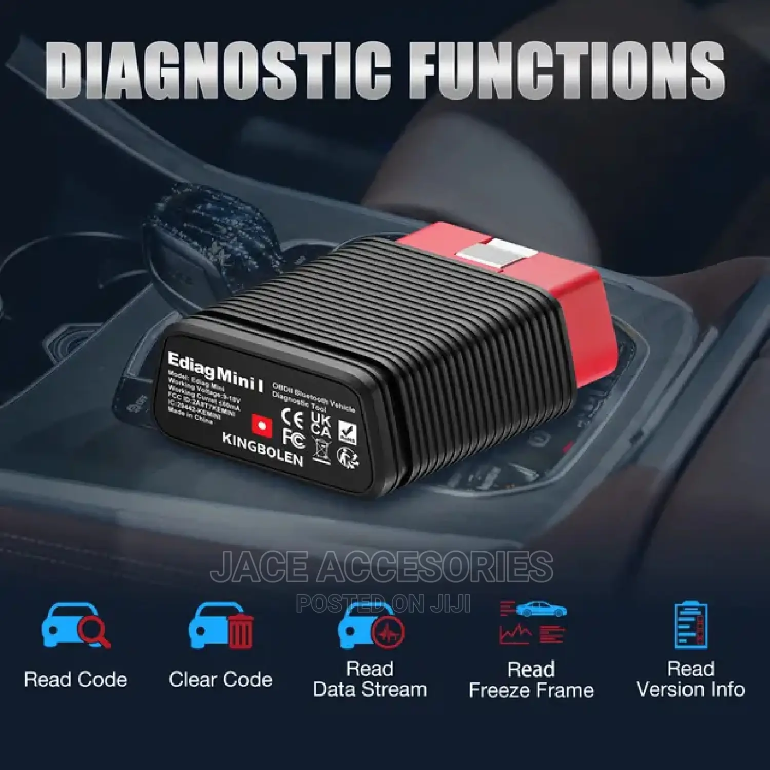 Ediag Mini Mucar Bt200 Supports Old Vehicles