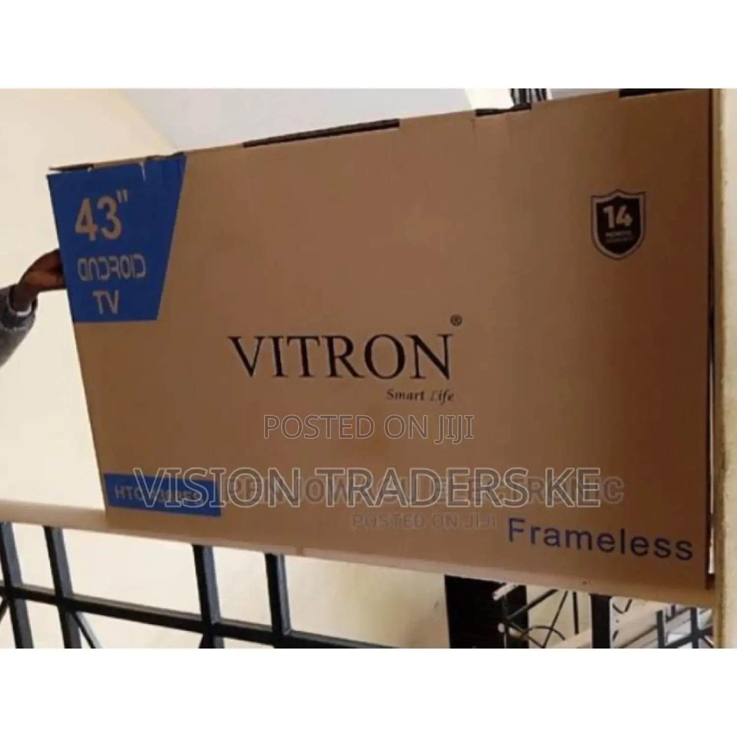 Vitron 43 Inches Frameless Smart Android Tv Netflix