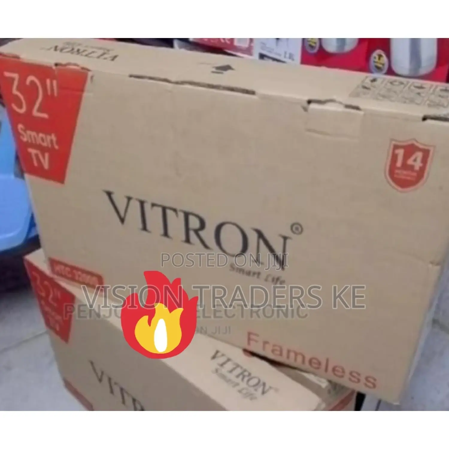 Vitron Frameless Smart Android Tv, Inbuilt Decoder, Netflix