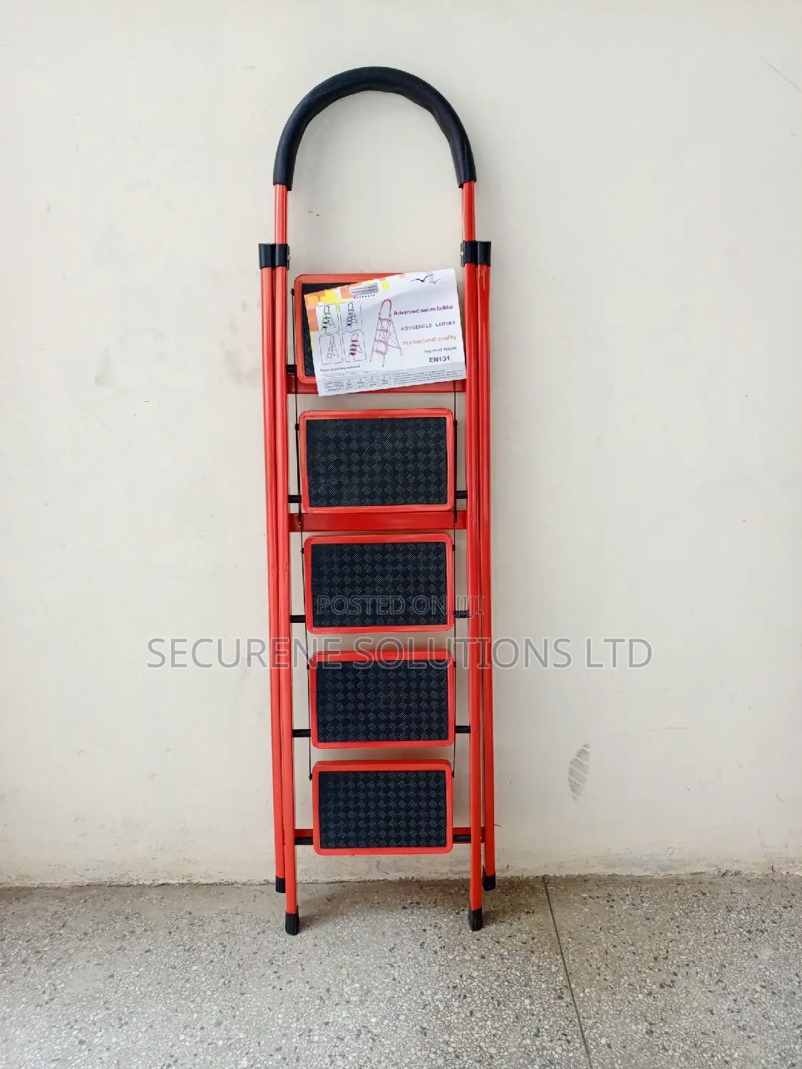 5 Steps Steel a Type Ladder Wide Steps