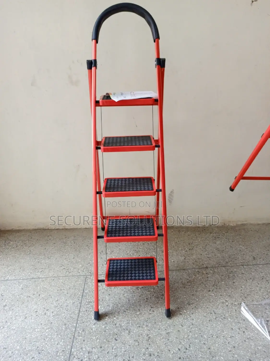 5 Steps Steel a Type Ladder Wide Steps