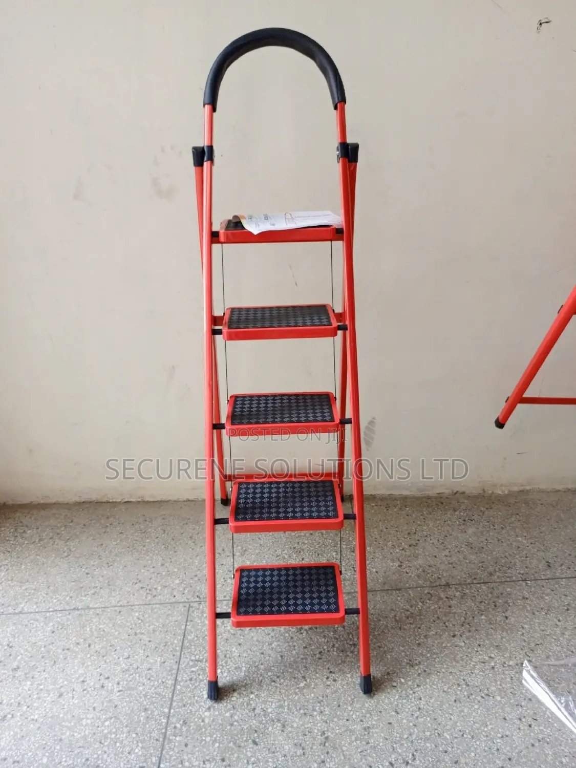 5 Steps Steel a Type Ladder Wide Steps