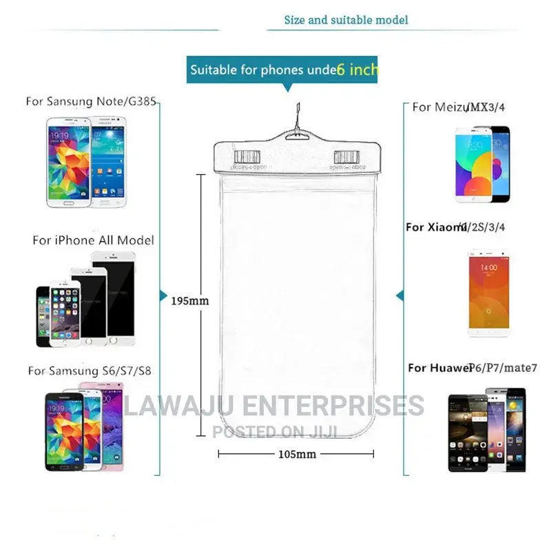Transparent Under Water Phone Holder
