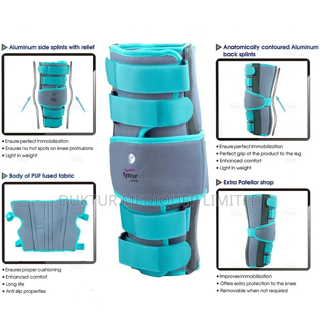 Tynor D-13 Knee Immobilizer 14" M, L, XL