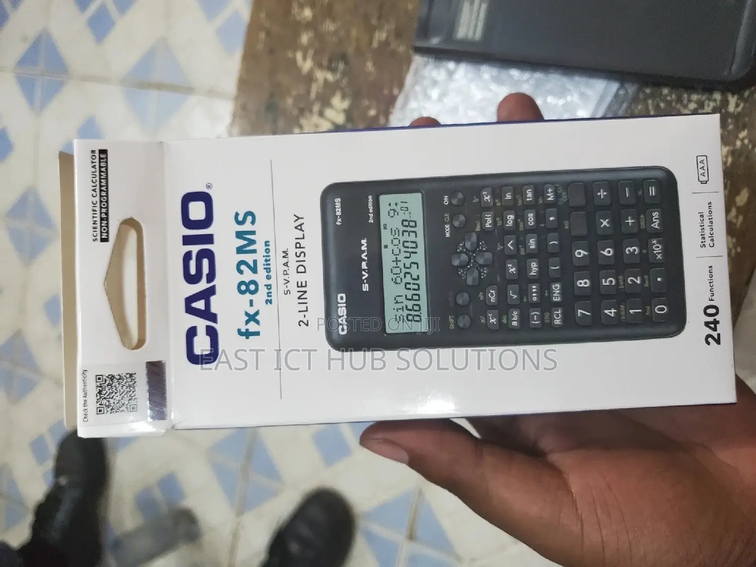 FX-82MS/2nd Edition Casio Calculator. High-School Authorized