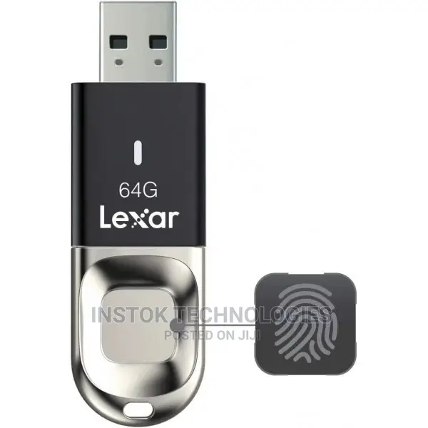 Lexar Jumpdrive Fingerprint F35 64gb USB 3.0 Flash Drive