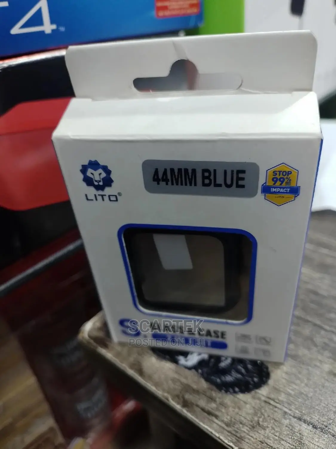 Lito S+ 44mm Blue Glass + Case( 2 in 1 Set)
