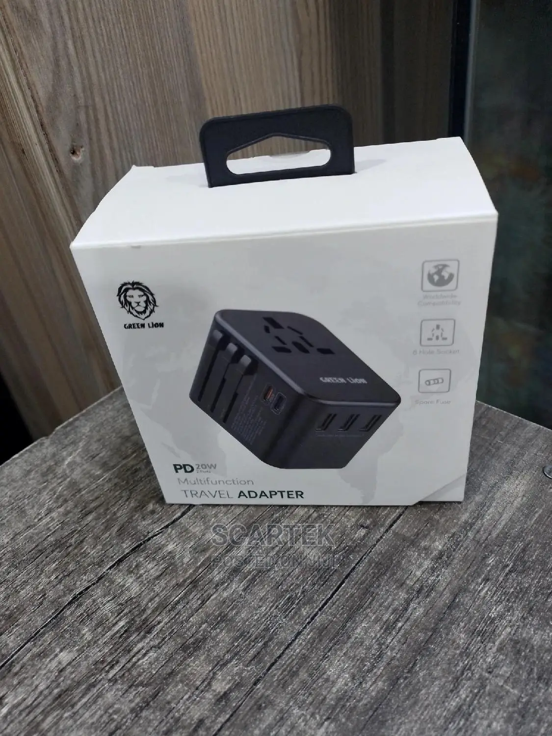 Green Lion Pd 20w Multifunction Travel Adapter ( New)