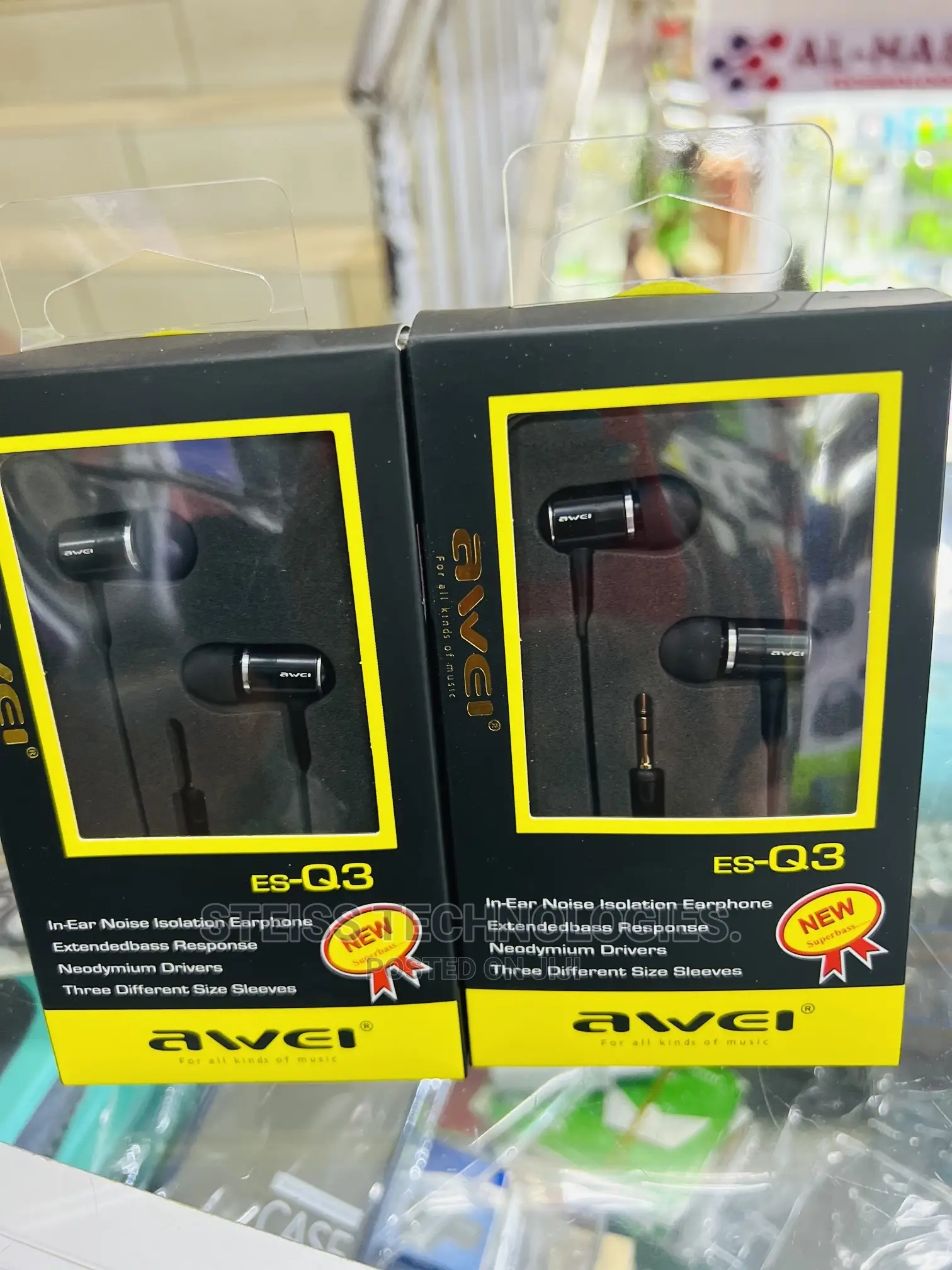 Awei Q3 Wired Headsets.