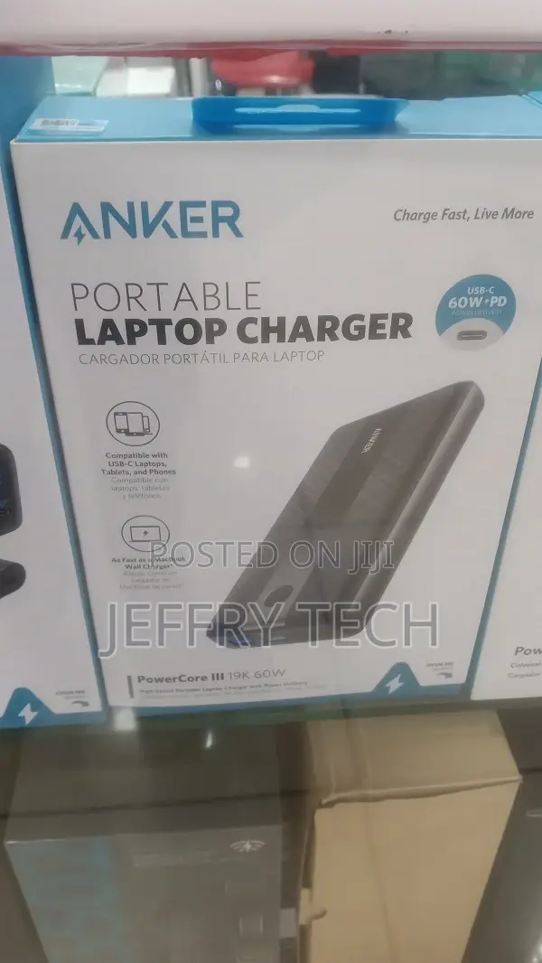 Anker Powercore III 19000mah 60w Portable Laptop Charger – P