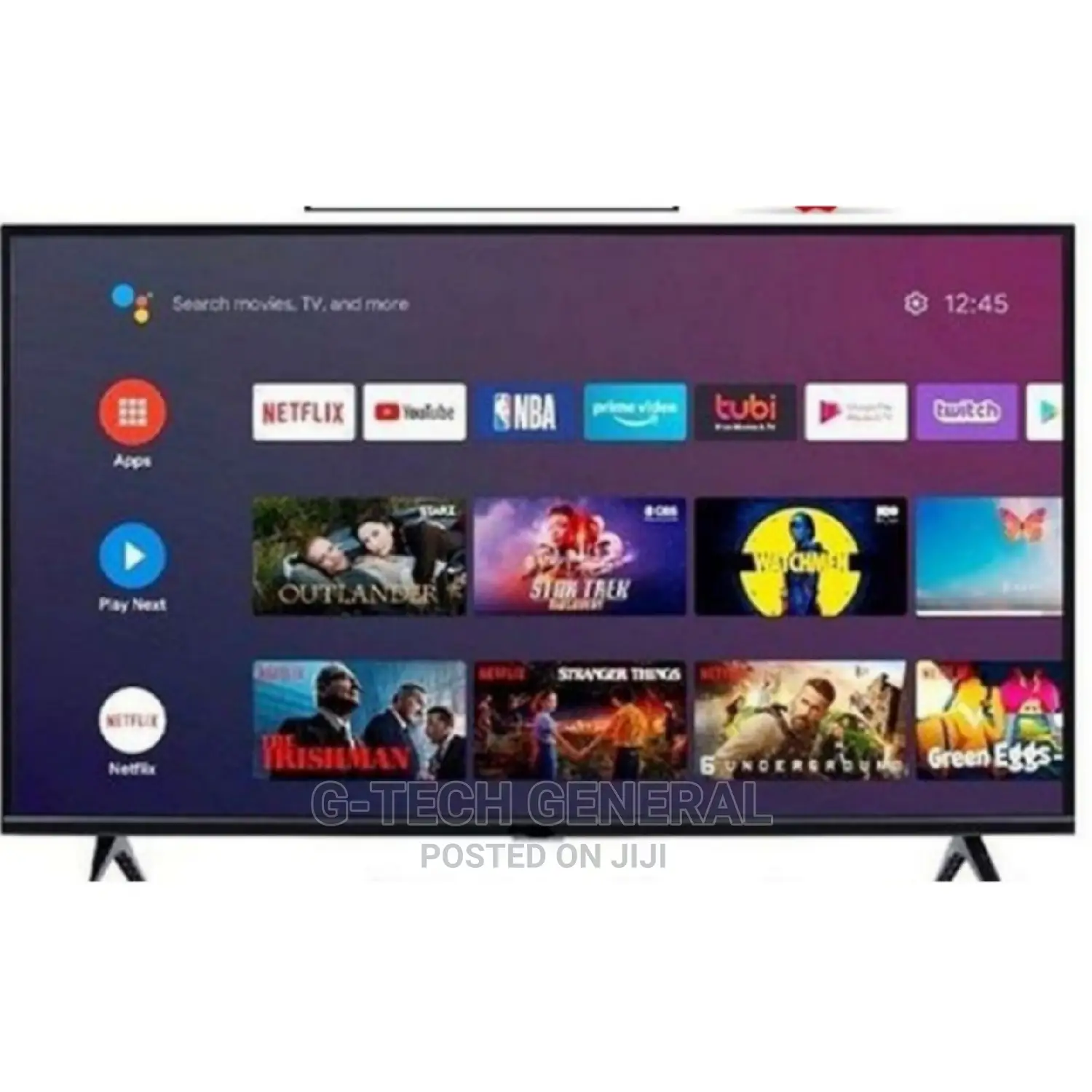 Vitron 43" Smart Android Tv With One Year Warranty