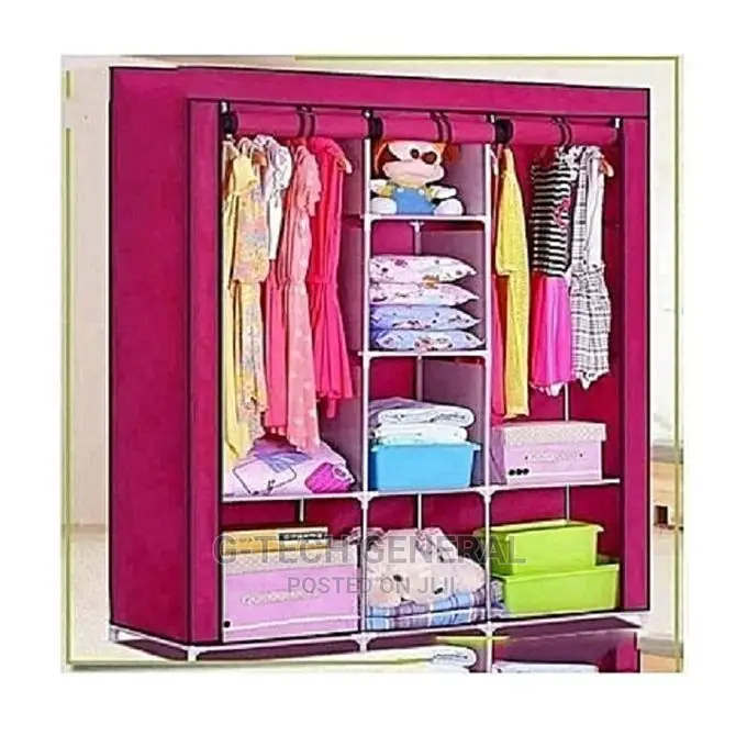 Generic 3-Column Wooden Wardrobe