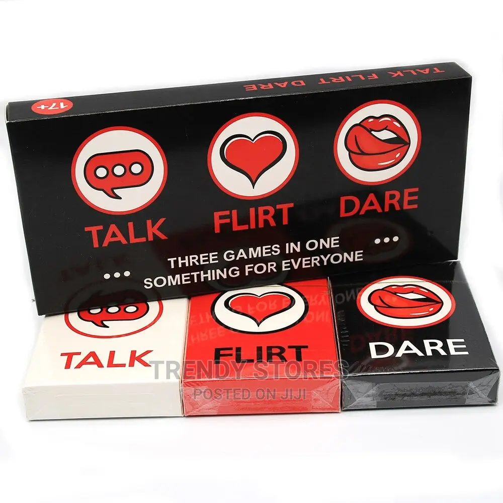 Talk Flirt Dare Card Game