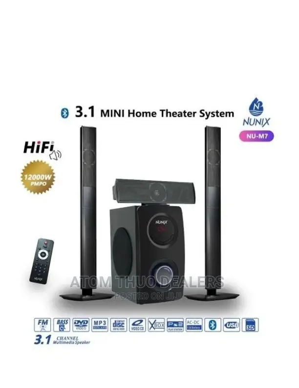 Nunix M7 3.1ch MINI Home Theater System