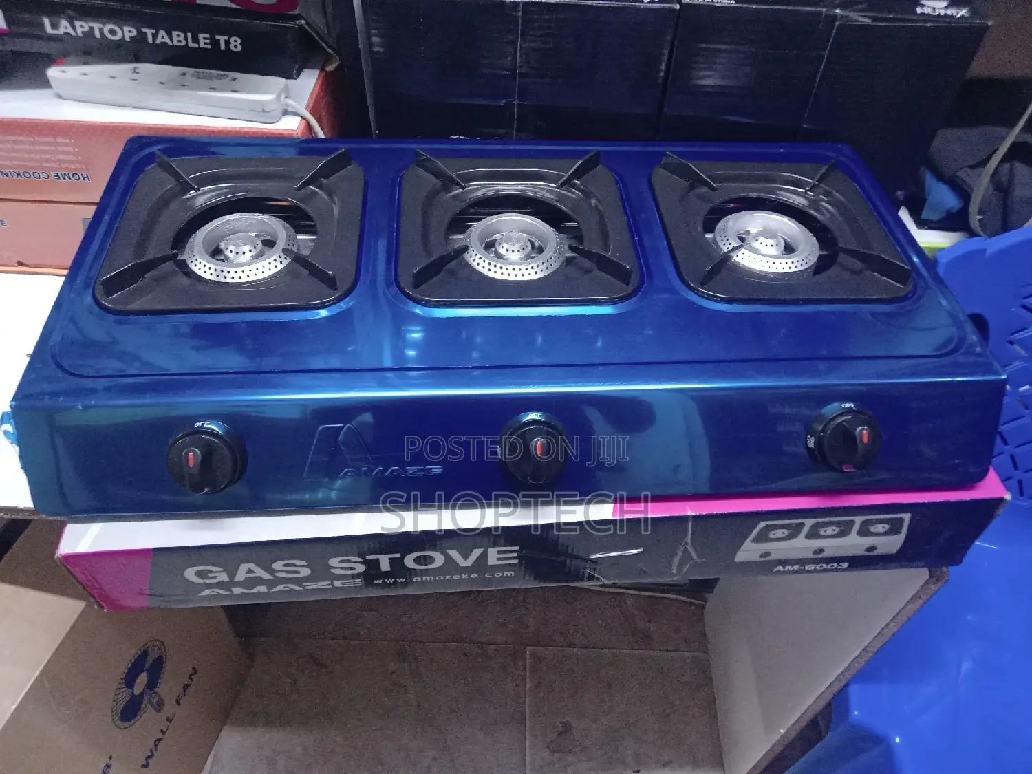 Amaze 3 Burner Stainless Top Auto Ignition Gas Cooker