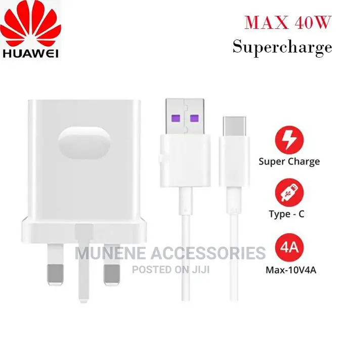 Huawei USB TYPE C Quick Charger Super Charge (Max 40W)