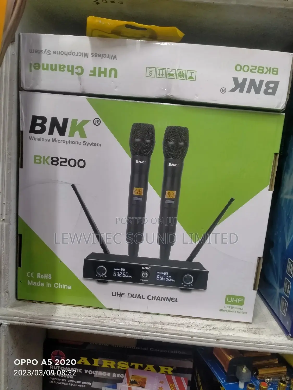 Bnk Wireless Uhf Channel 8200