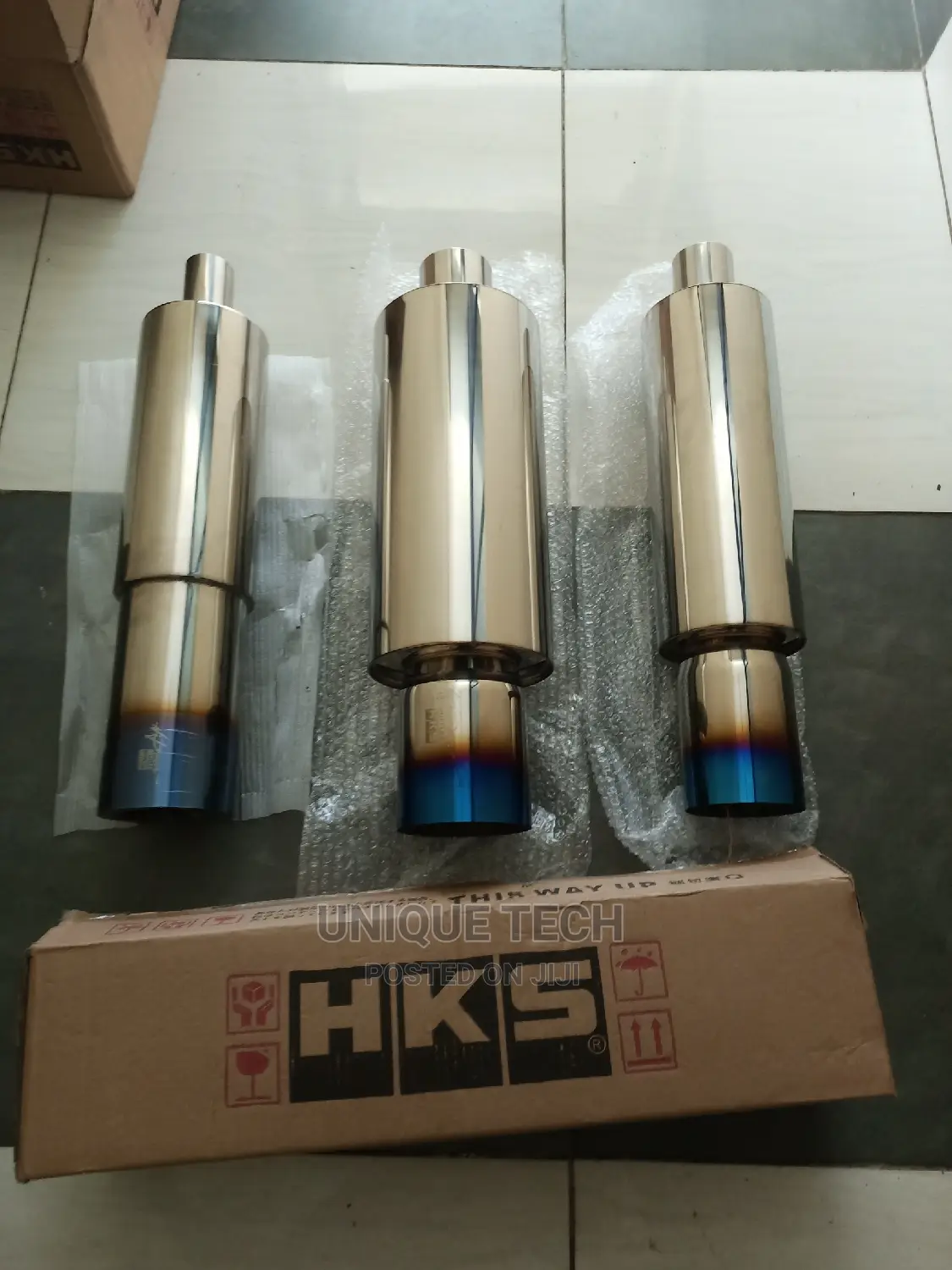 Exhaust Muffler HKS 4.5" Outlet 3.0" Inlet