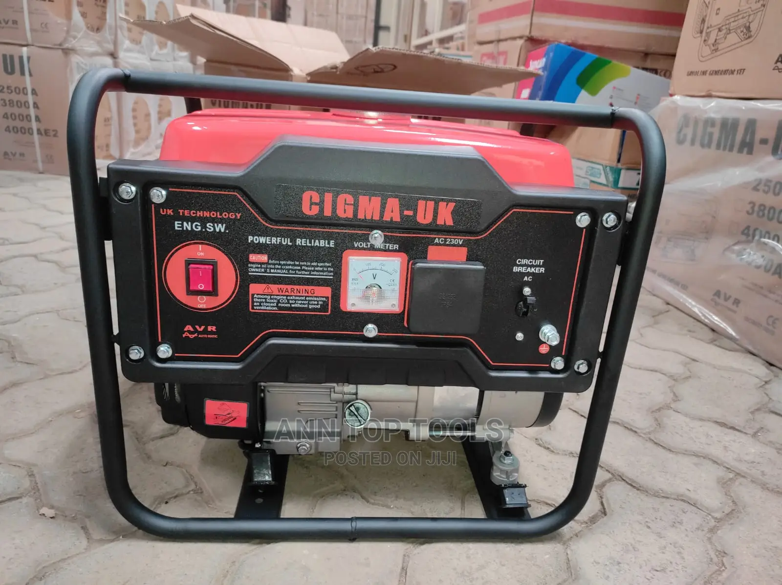 Cigma UK Generator 4 Stroke, 1.2kva