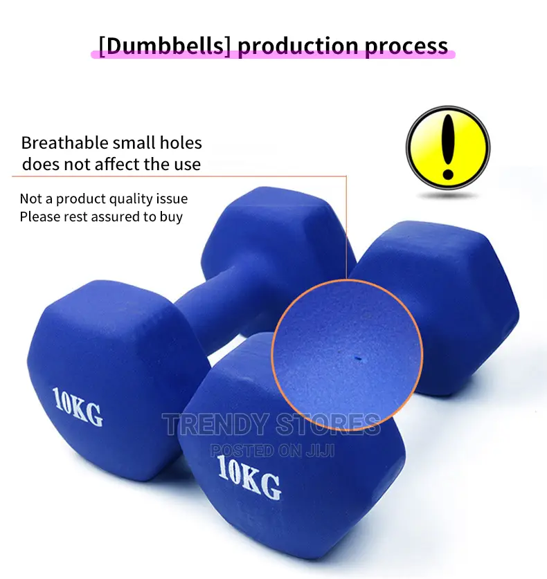 10kg Neoprene Coated Dumbells