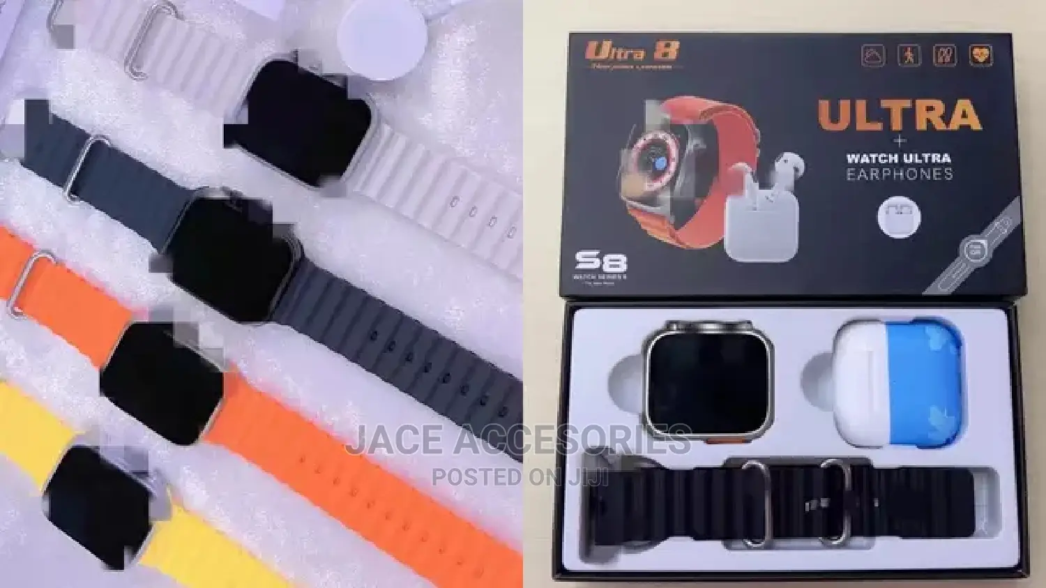 New Ultra 8 Smartwatch With Airpods