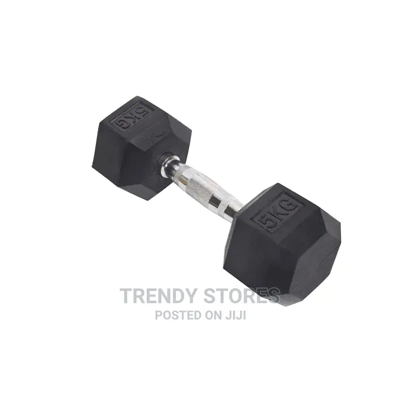 5kg Hexagon Chrome Plated Handle Dumbell
