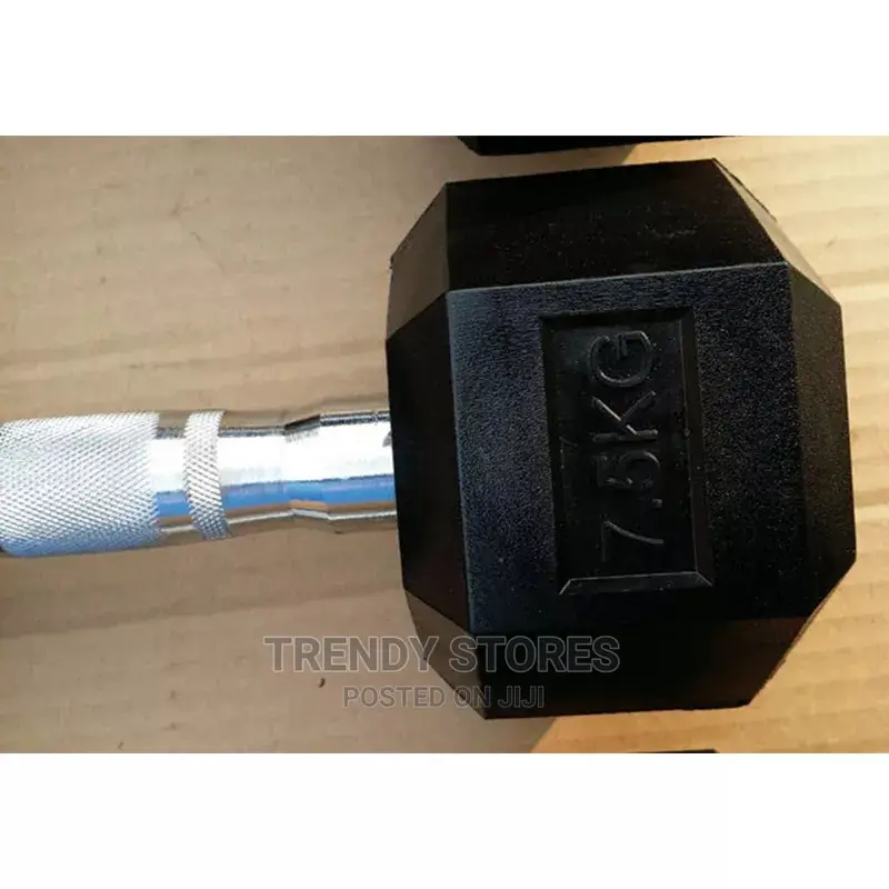 5kg Hexagon Chrome Plated Handle Dumbell