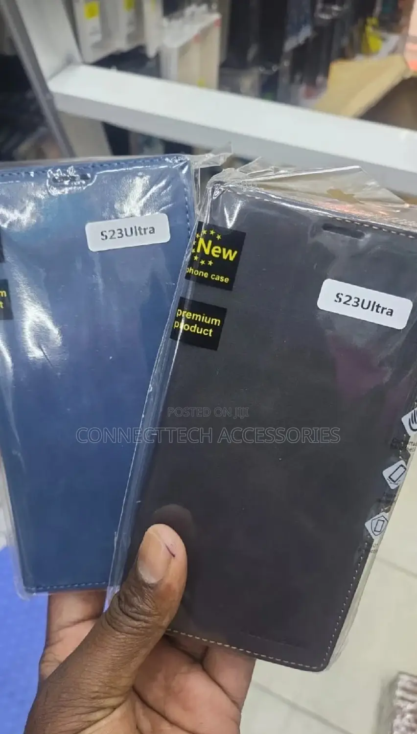 Samsung S23 Ultra Leather Flip Case