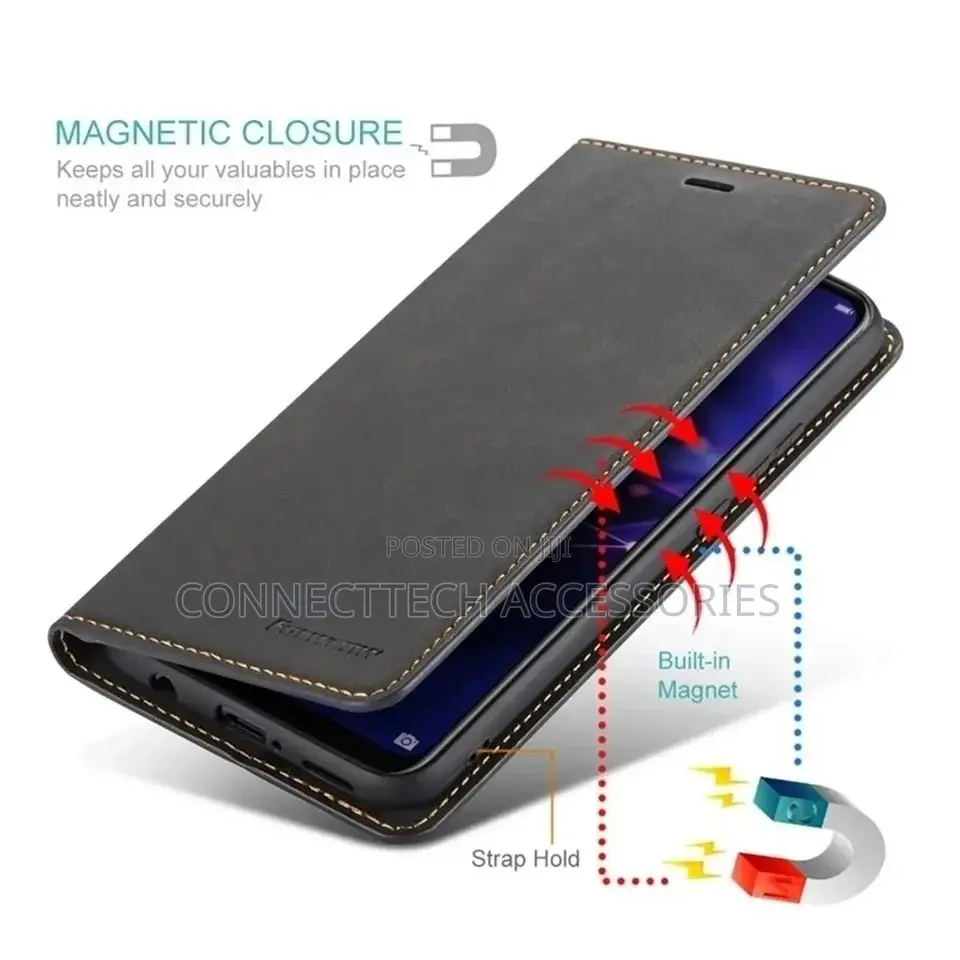 Samsung S23 Ultra Leather Flip Case
