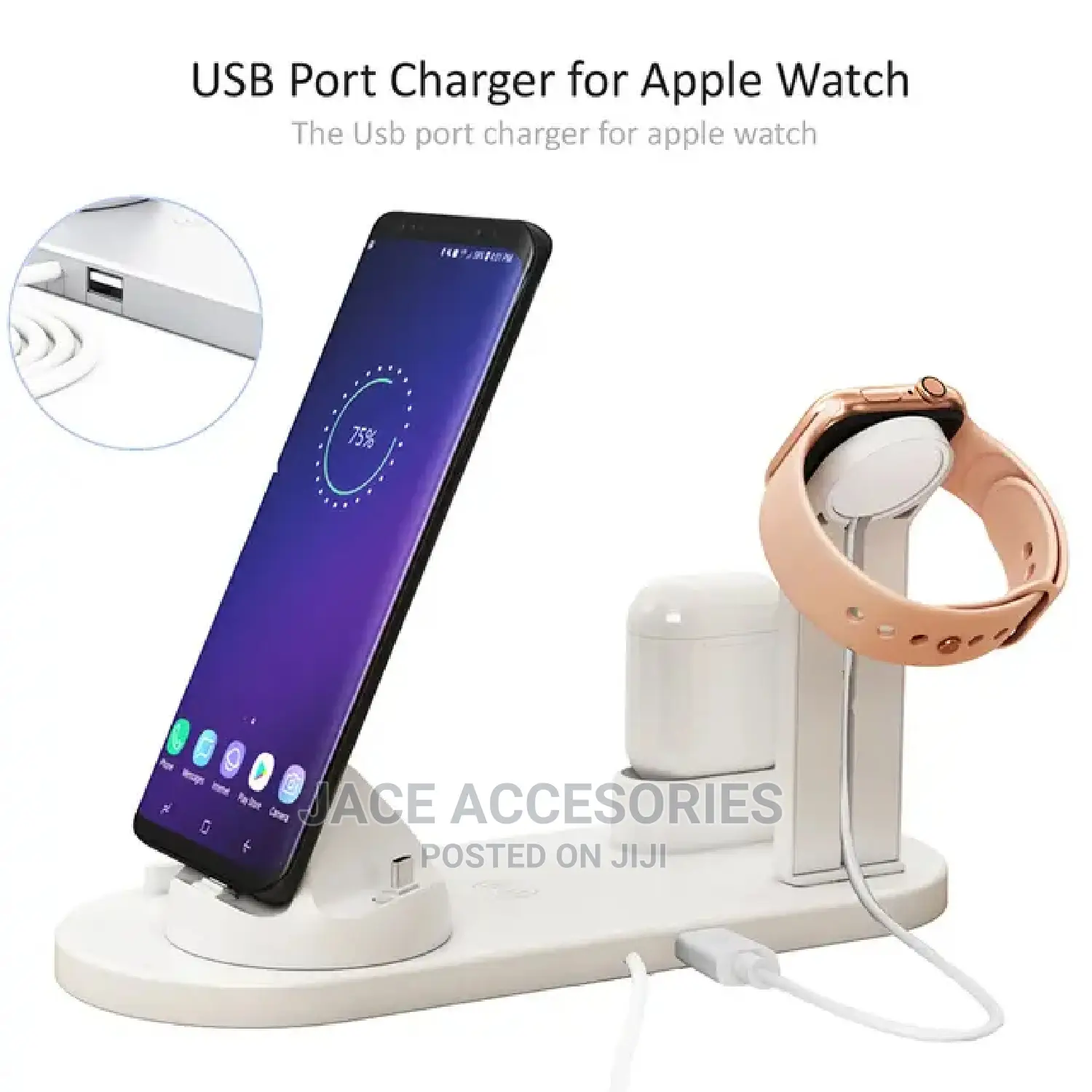 Charging Station For Earbuds,Smarphone,Smartwatch