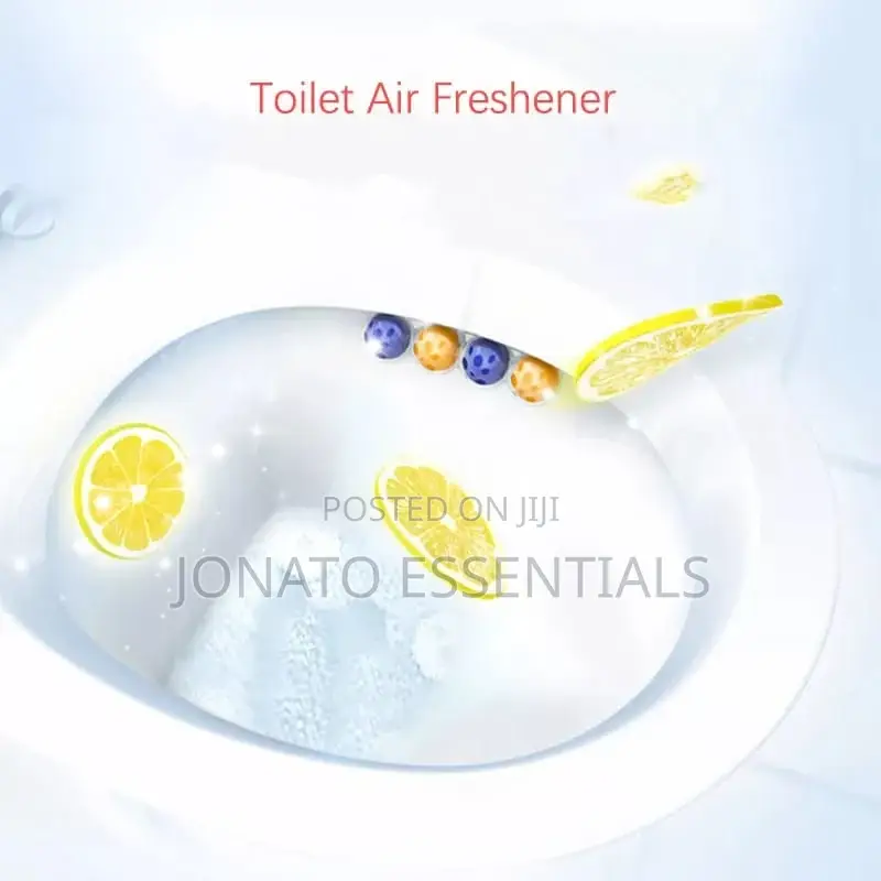 4 Piece Automatic Toilet Cleaner, Air Freshener Disinfectant Tablets